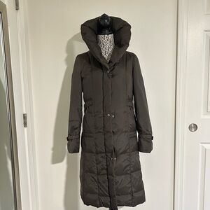 Cole Haan long brown coat
